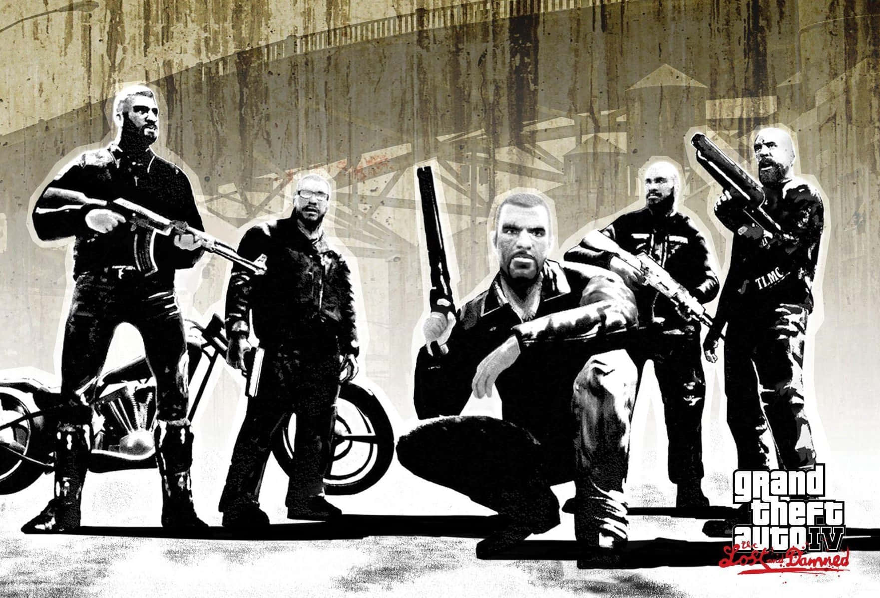 Mayans MC, motorcycle, gun, HD Desktop Wallpaper