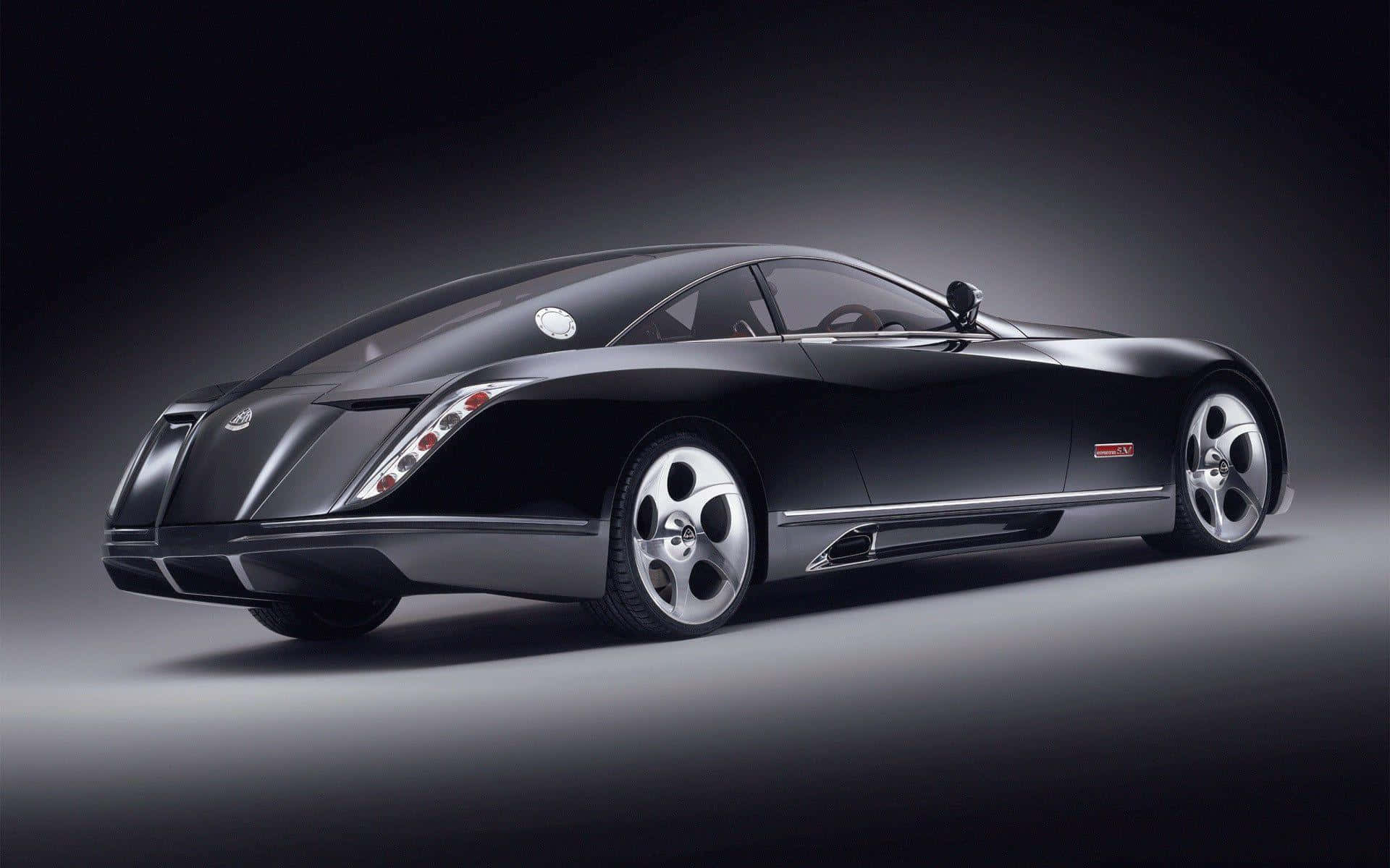 Maybach Exelero, black, studio lighting, Full HD Desktop Wallpaper