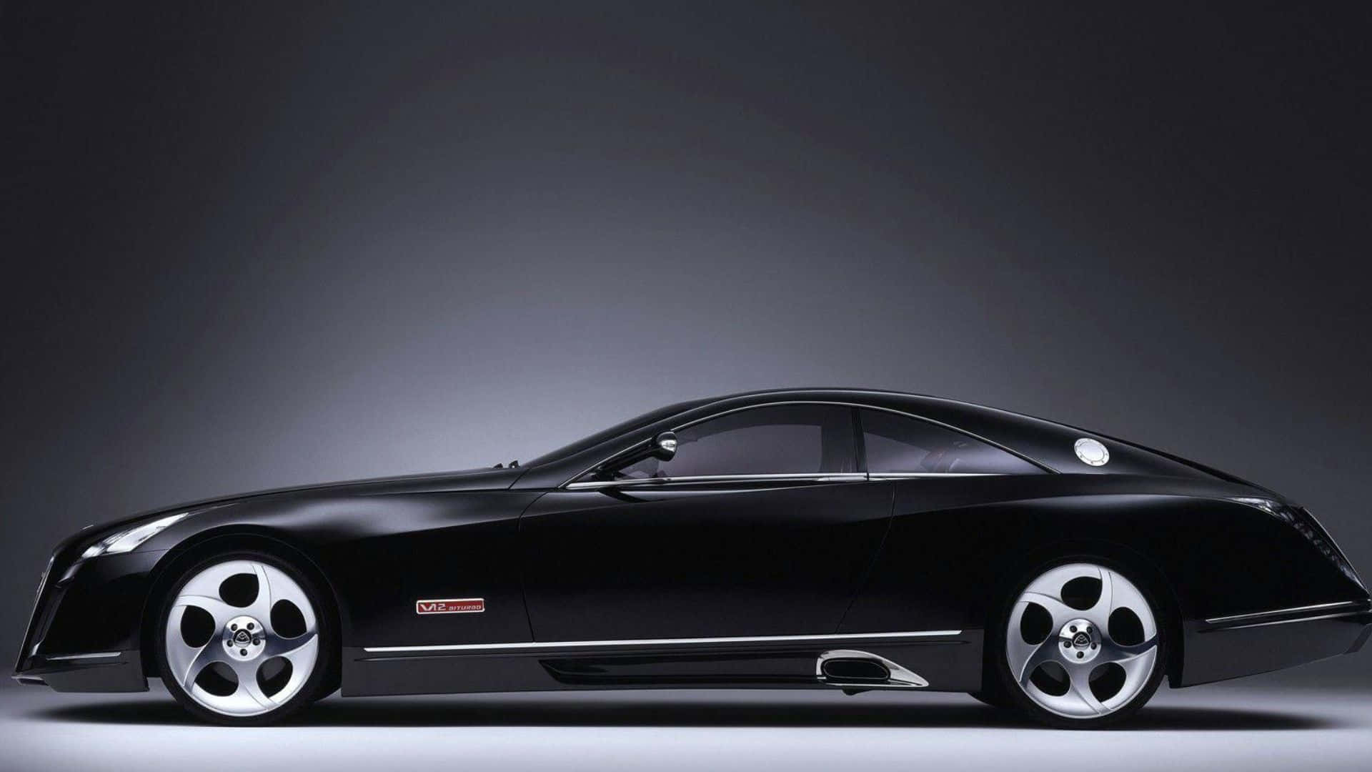 Maybach Exelero, sleek black, profile, Full HD Desktop Wallpaper
