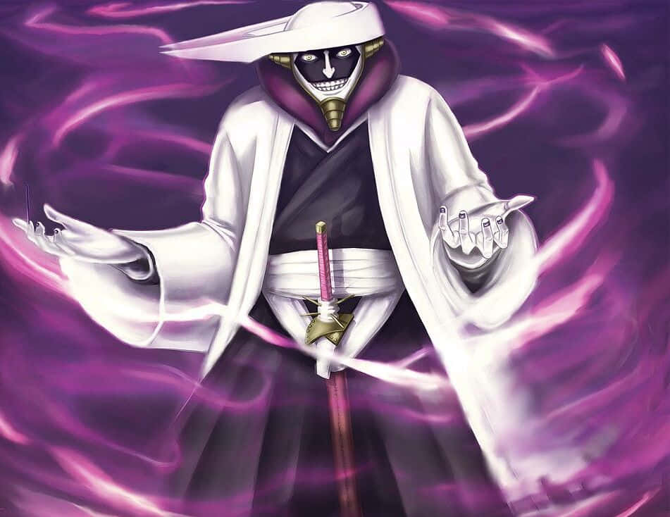 Mayuri Kurotsuchi, white robes, sword, SD Desktop Wallpaper