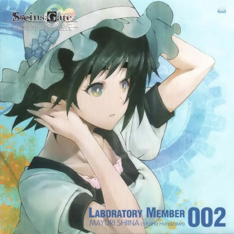 Mayuri Shiina, black hair, green eyes, SD Desktop Wallpaper