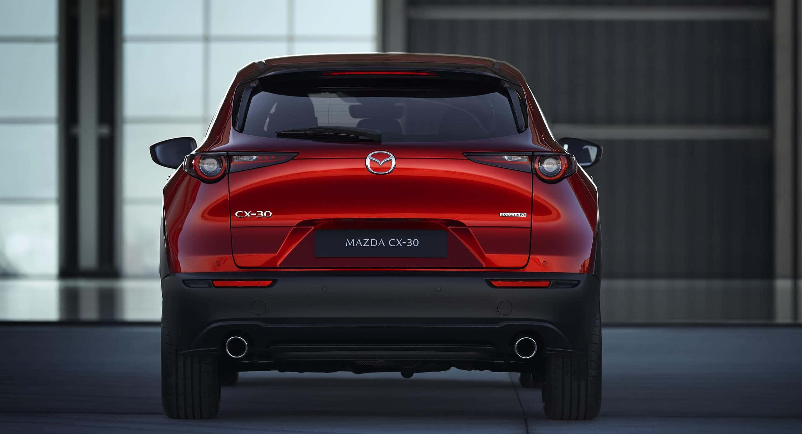 Mazda CX-30, 2020, glossy red, Full HD Desktop Wallpaper