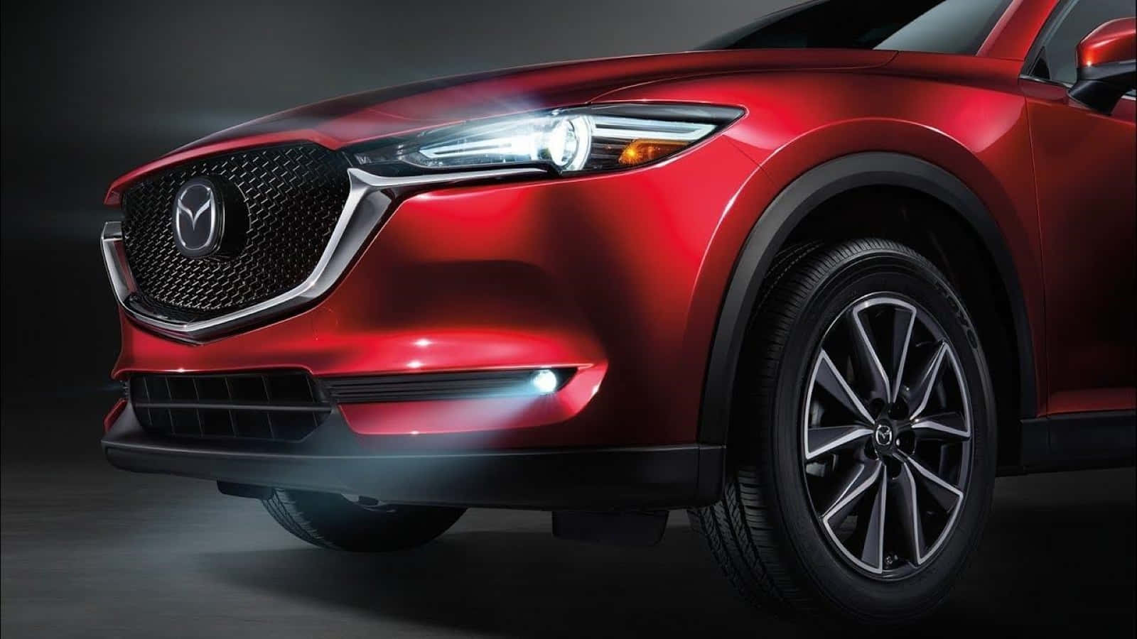 Mazda CX-30, red, studio lights, HD Desktop Wallpaper
