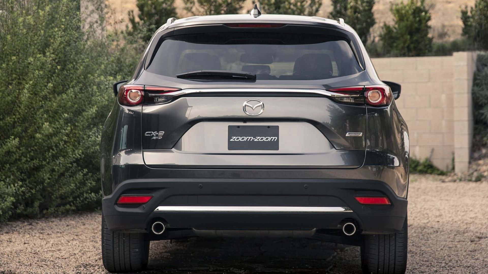 Mazda CX-9, gray, gravel, Full HD Desktop Wallpaper