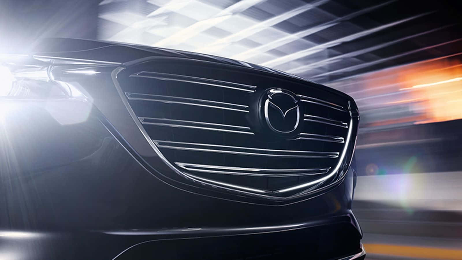 Mazda CX-9, black, grille, HD Desktop Wallpaper