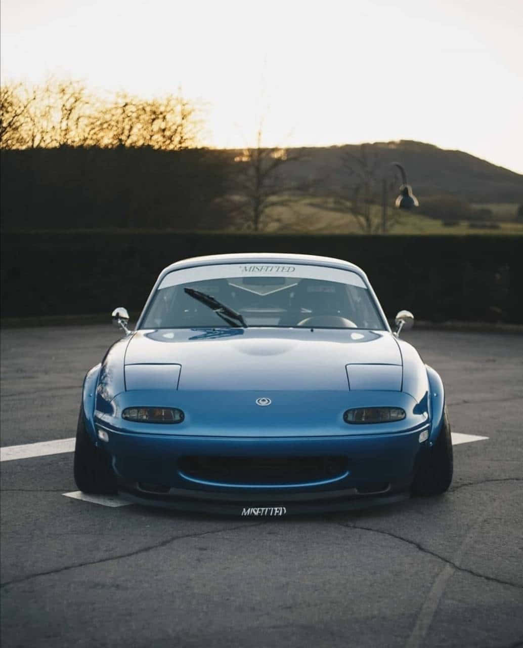 2016 Blue Mazda MX 5 Miata, Mazda Miata, lowered suspension, HD Phone Wallpaper