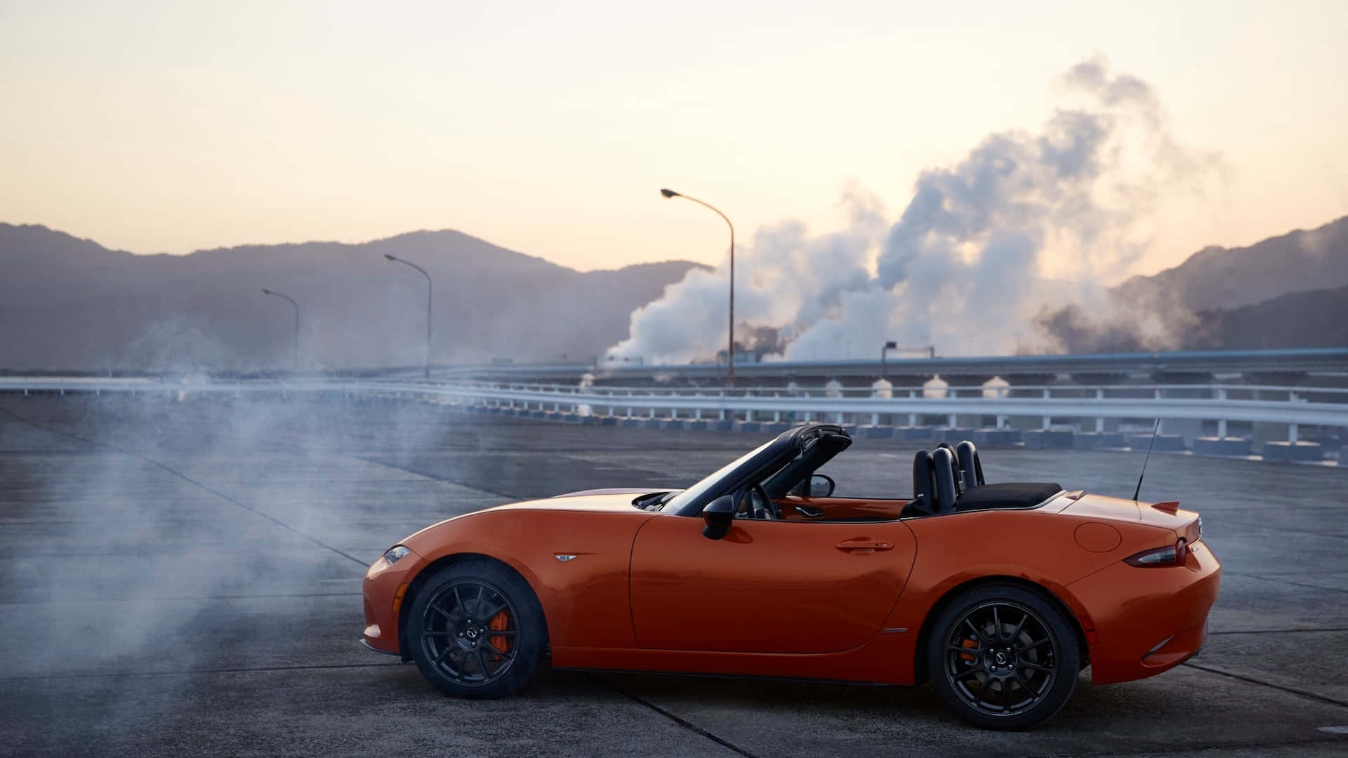 2019 Mazda MX 5 Miata, convertible, highway, Full HD Desktop Wallpaper