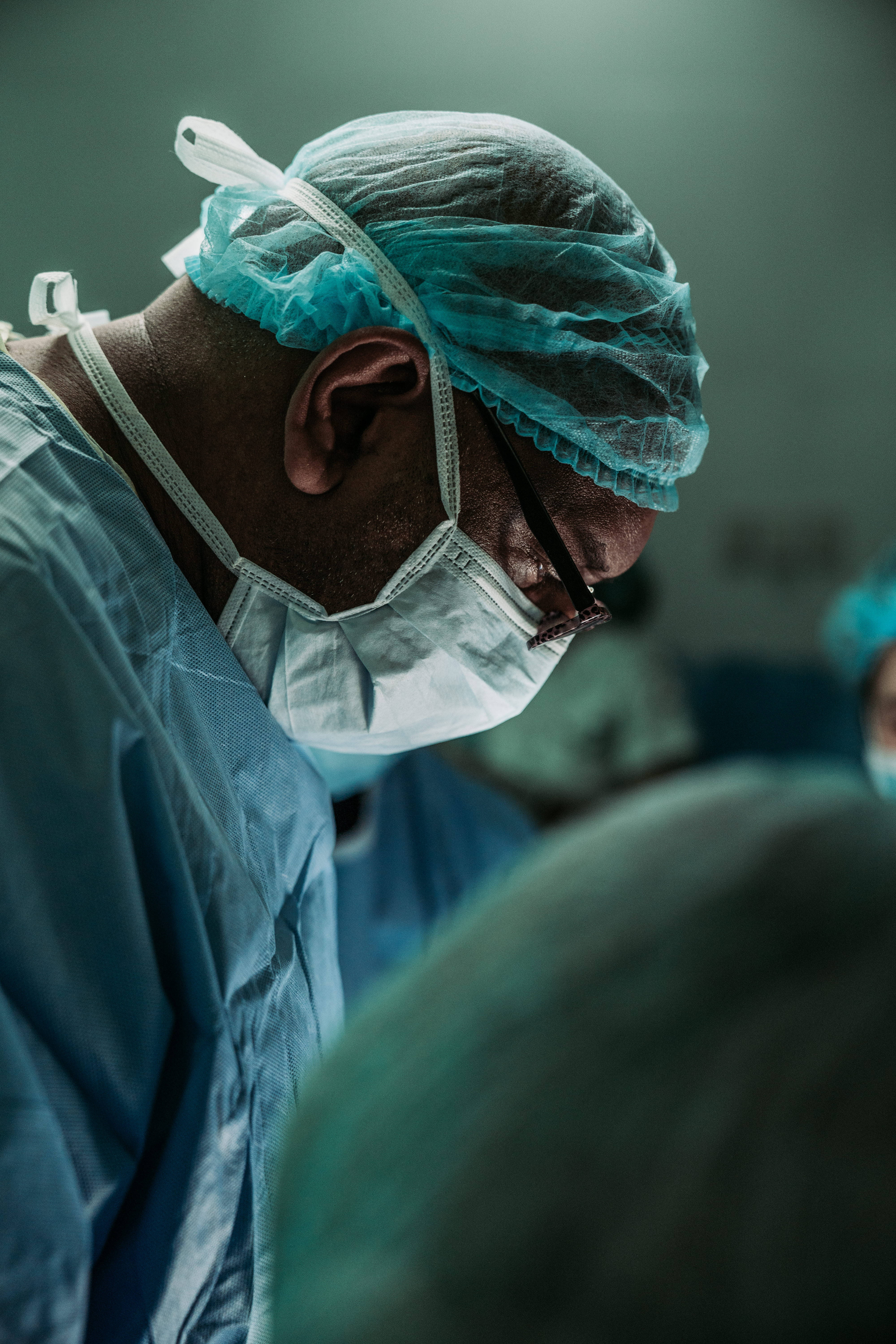 MBBS, Operating Room Dress, blue scrubs, 5K Phone Wallpaper