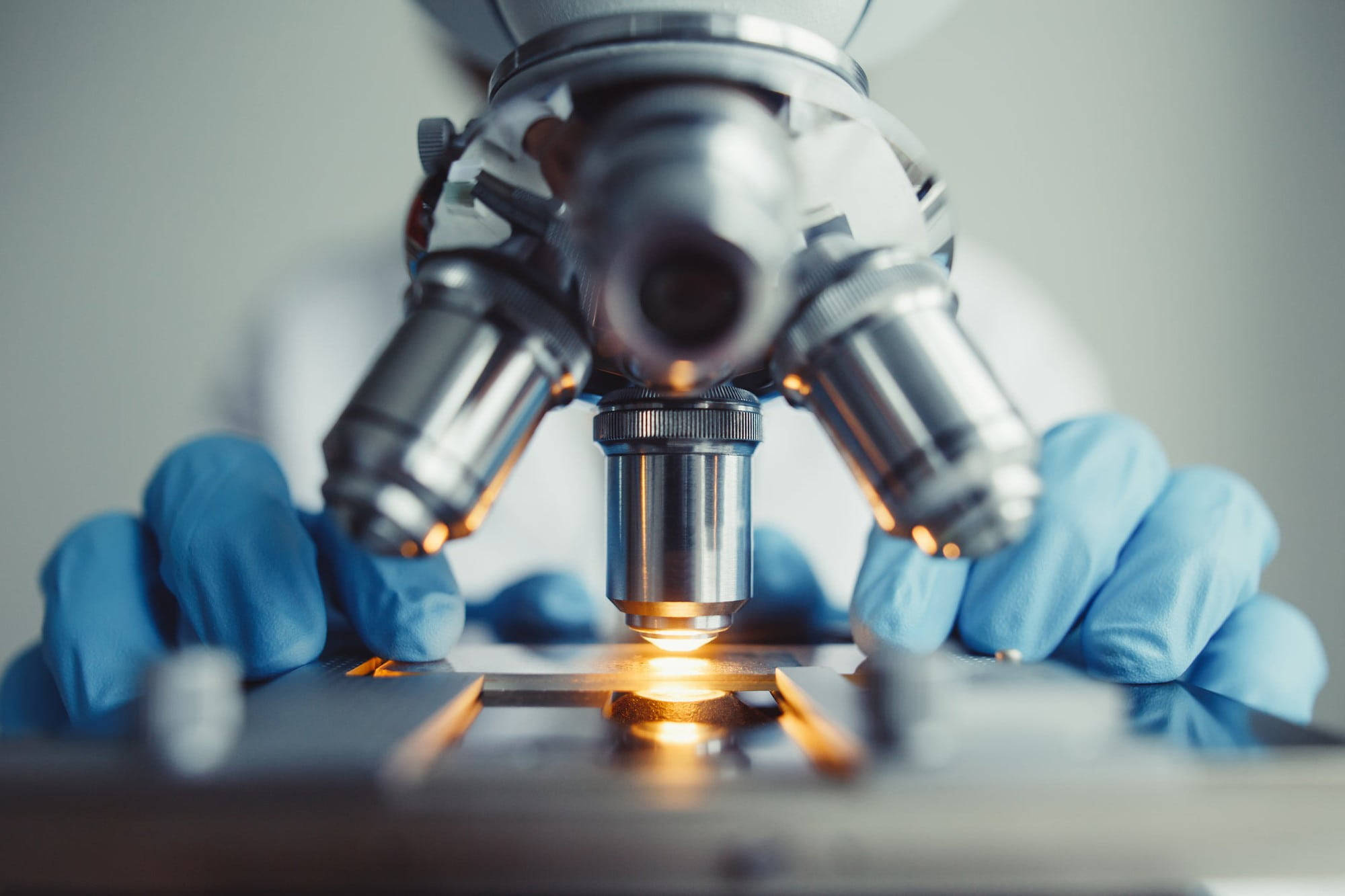 MBBS, microscope, glowing specimen slide, Full HD Desktop Wallpaper