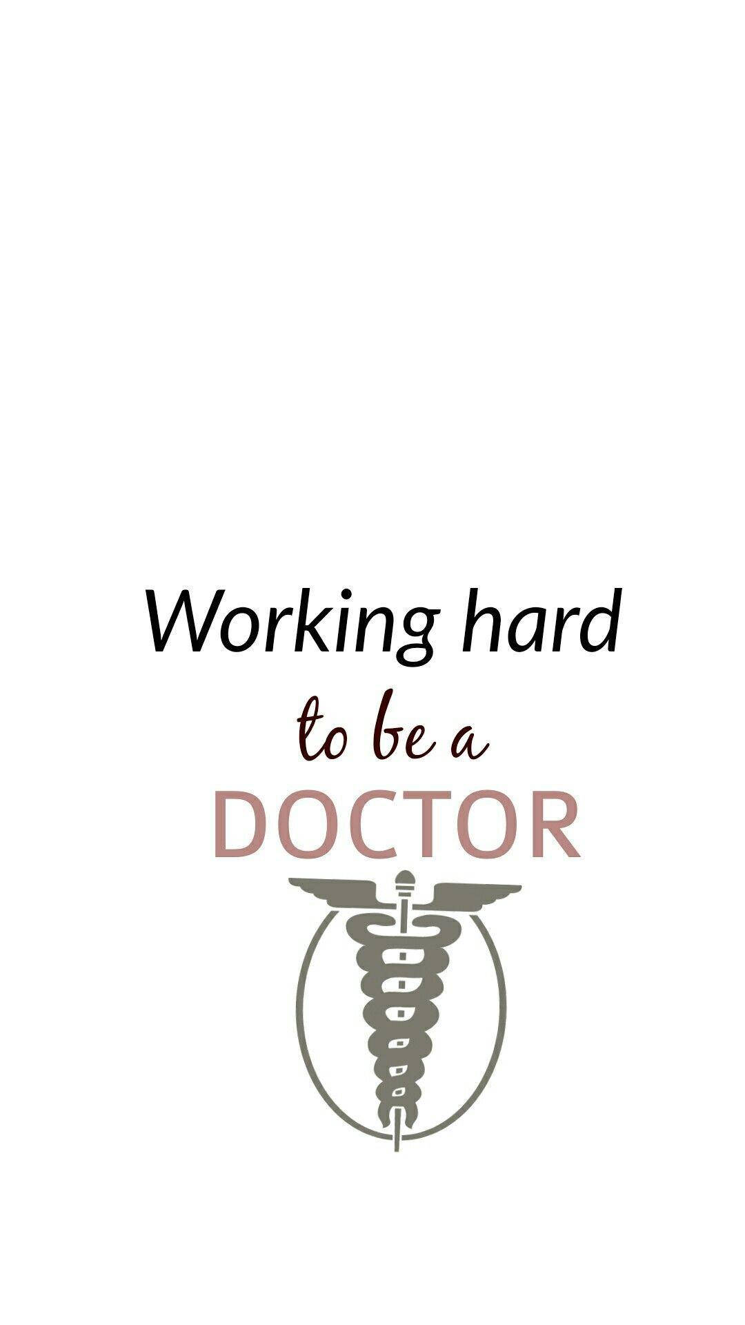 MBBS, caduceus symbol, motivational phrase, Full HD Phone Wallpaper