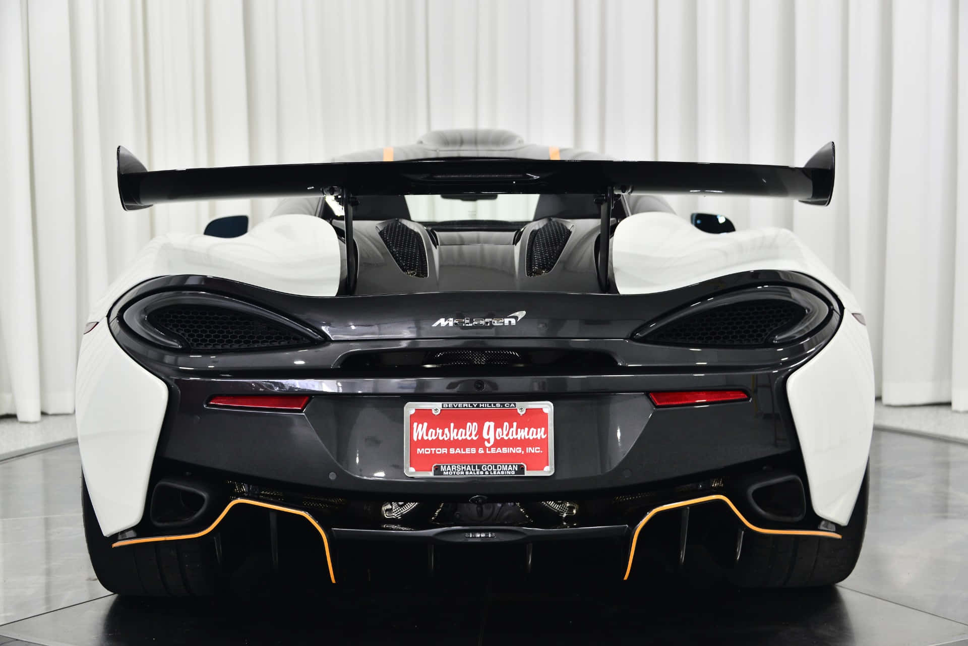 McLaren 620R, white, black accents, Full HD Desktop Wallpaper