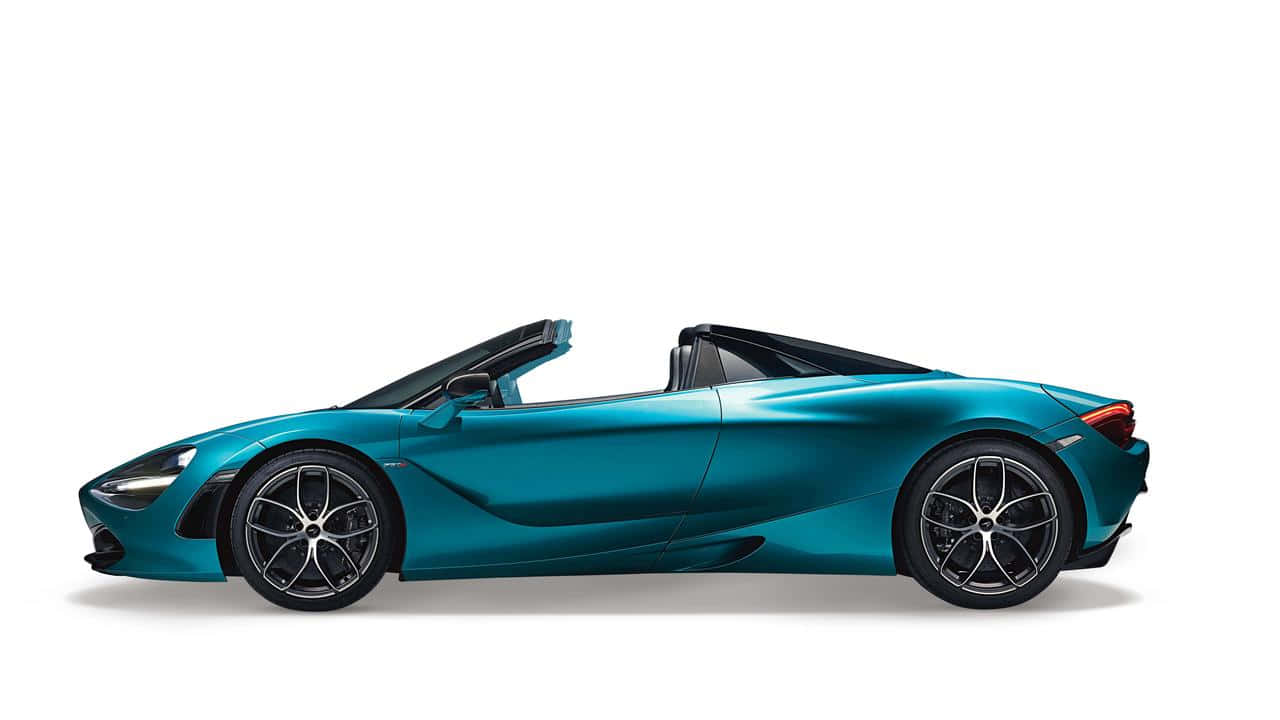 McLaren 720S Spider, teal, convertible sports car, HD Desktop Wallpaper