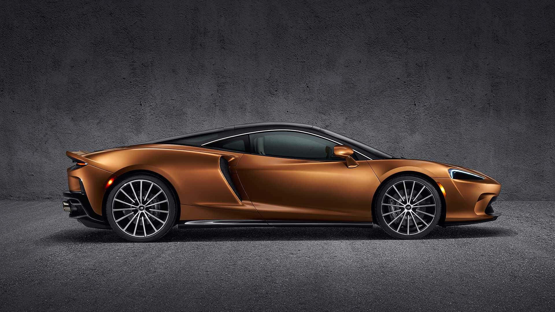 McLaren GT, bronze, black accents, Full HD Desktop Wallpaper