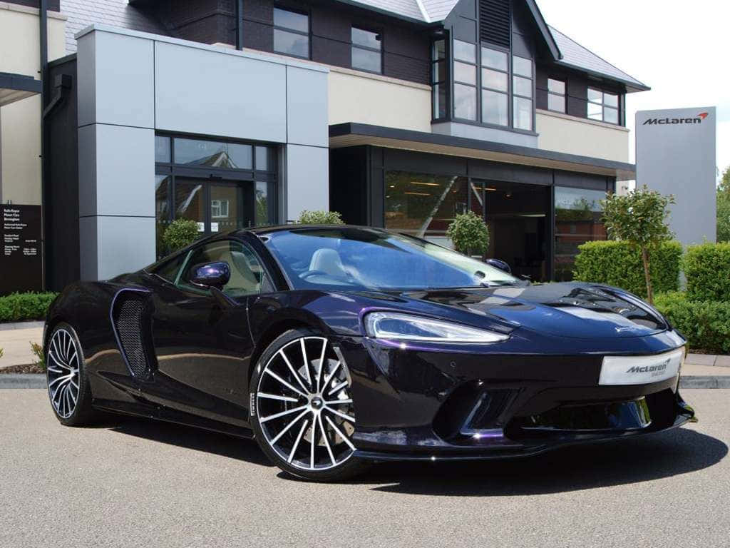 McLaren GT, black, daylight, SD Desktop Wallpaper