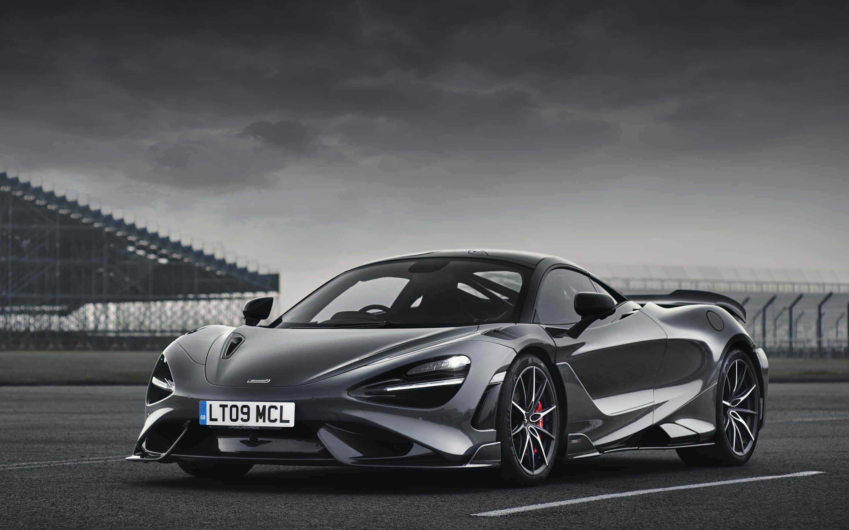 McLaren, Speedtail, silver, 2K Desktop Wallpaper