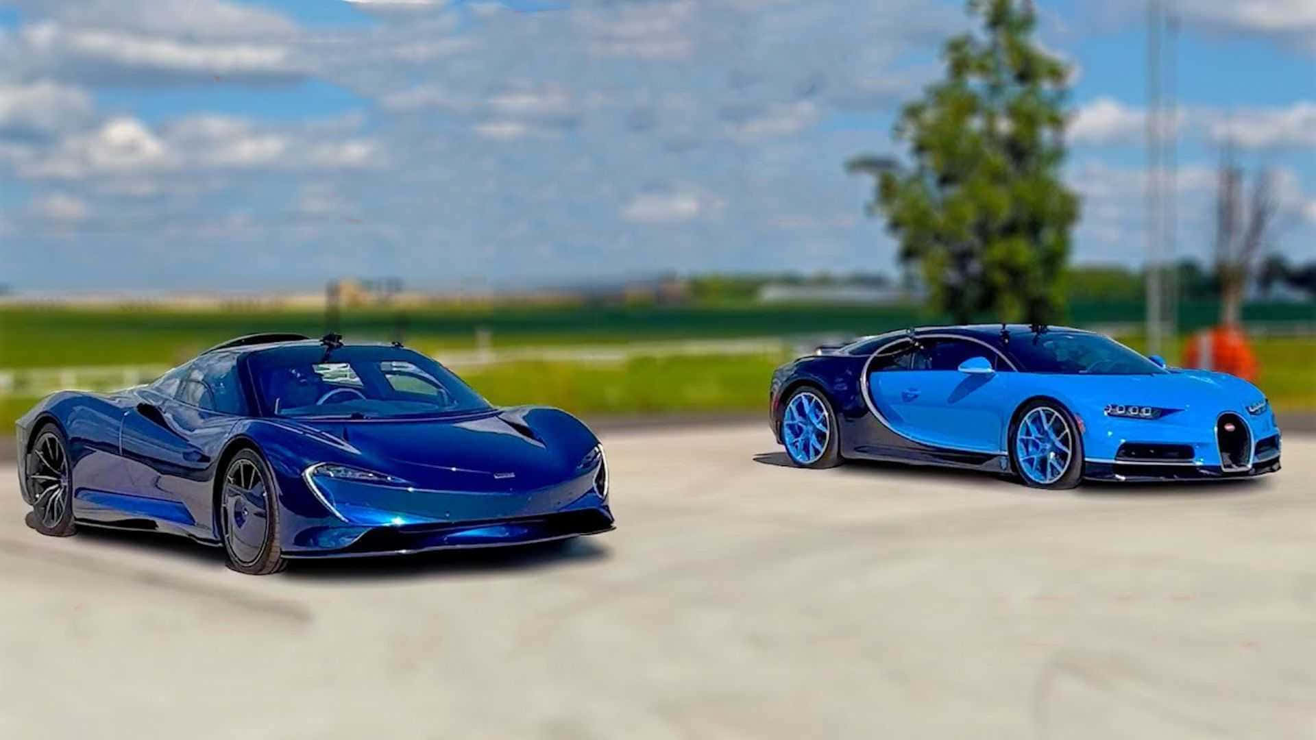 McLaren Speedtail, blue, track, Full HD Desktop Wallpaper