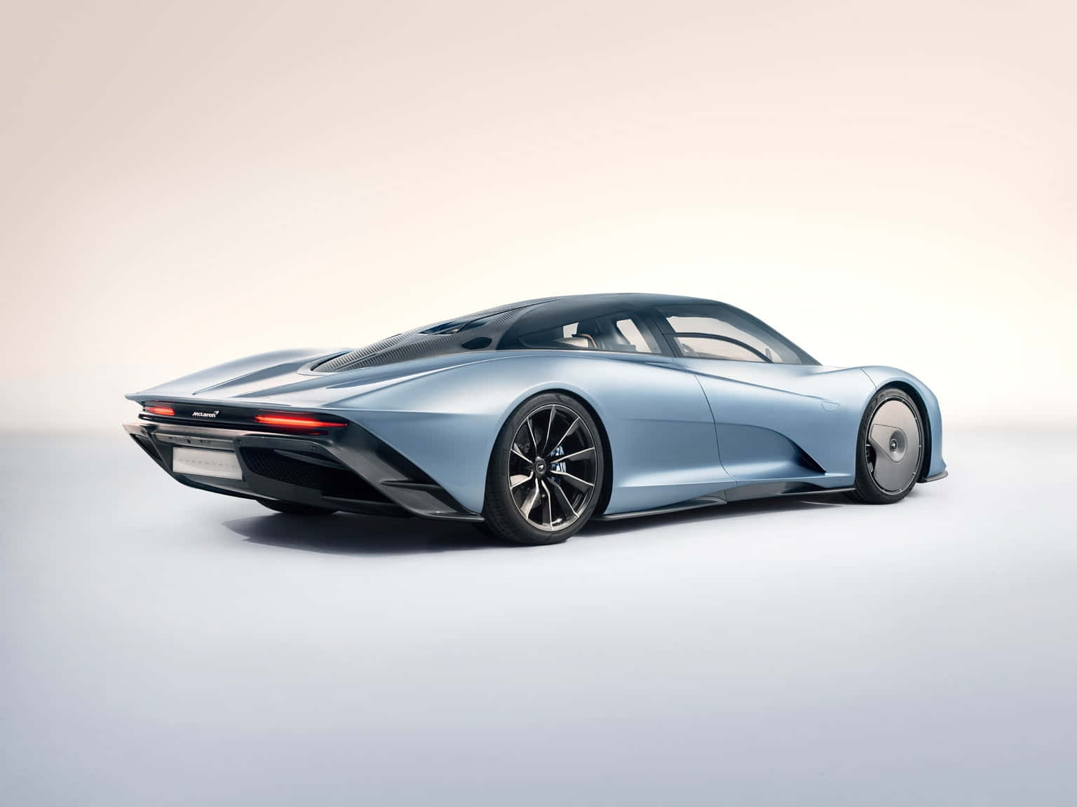 McLaren Speedtail, light blue, black accents, HD Desktop Wallpaper