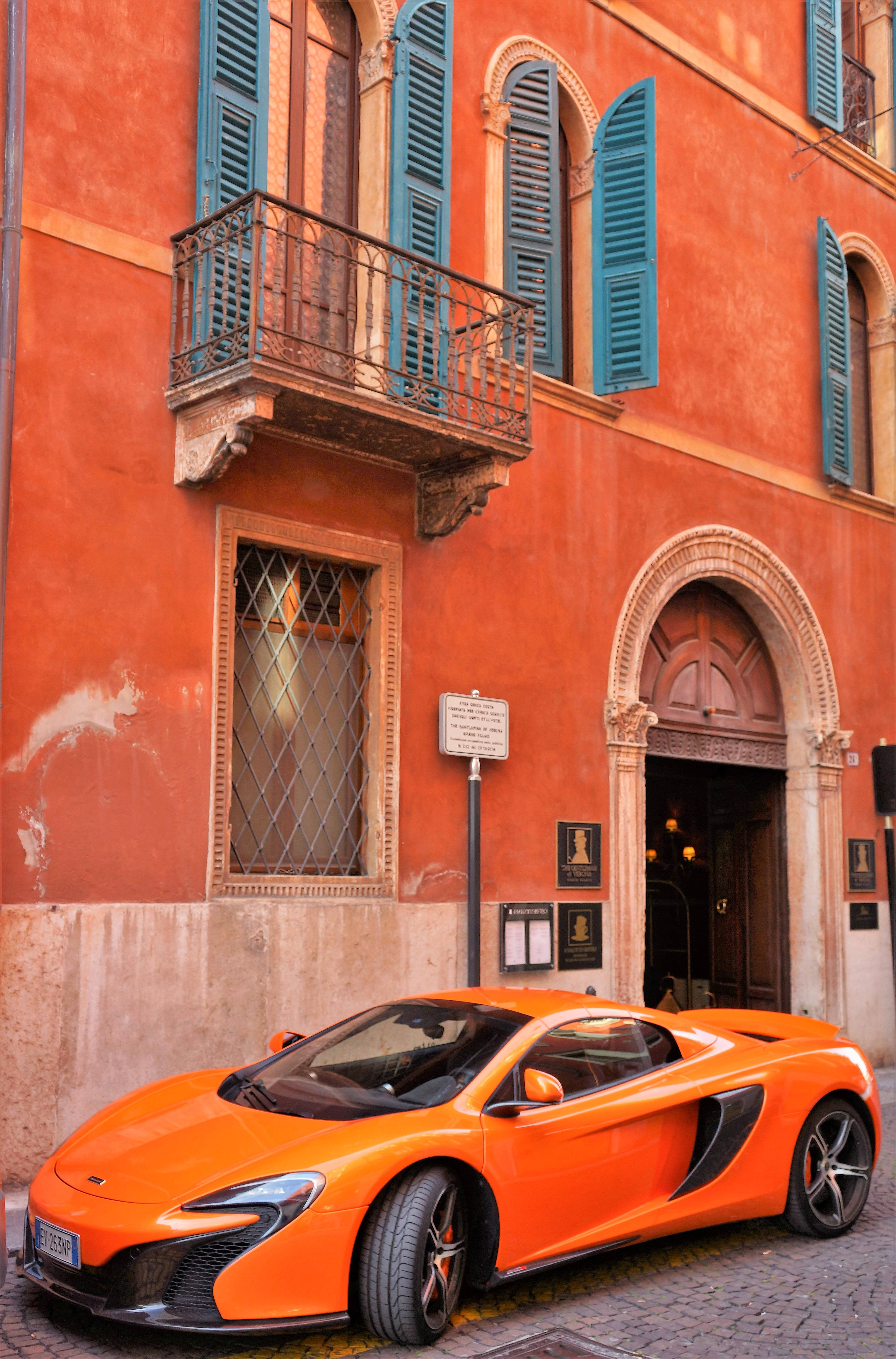McLaren, orange, sports car, 5K Phone Wallpaper