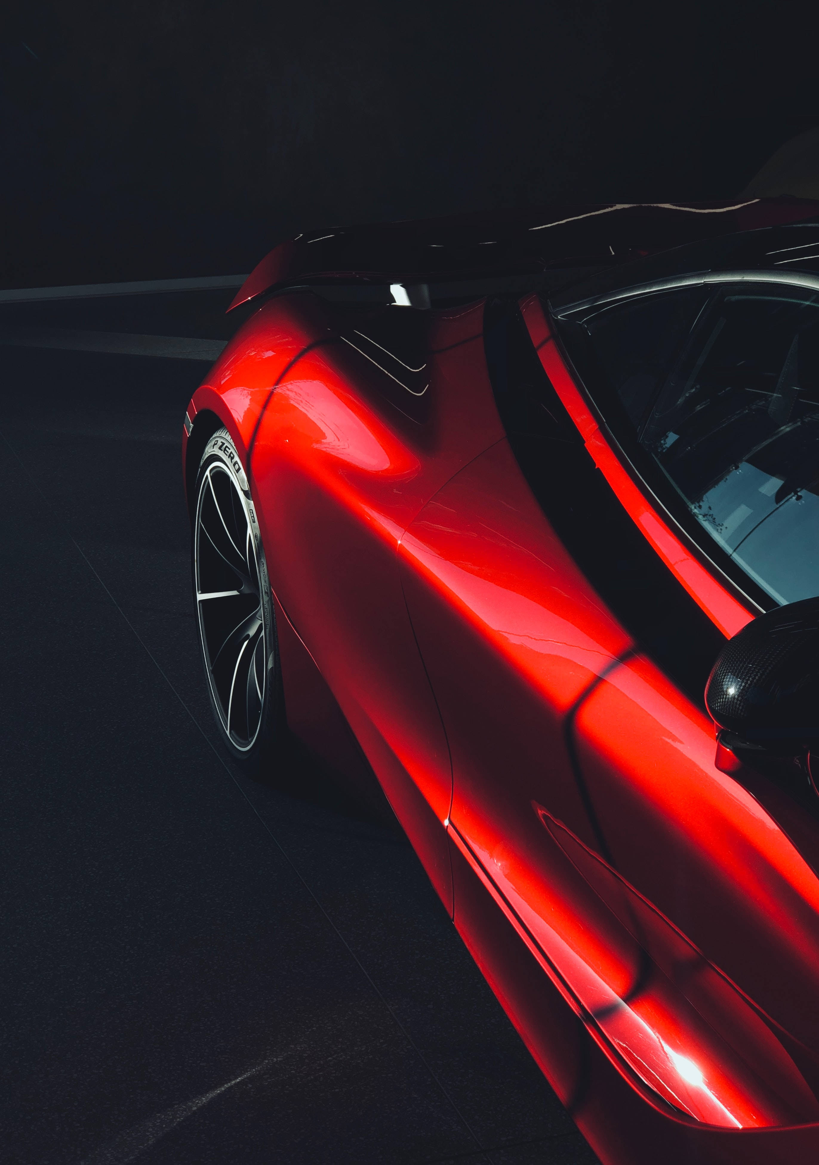 McLaren, 720s, red, 4K Phone Wallpaper