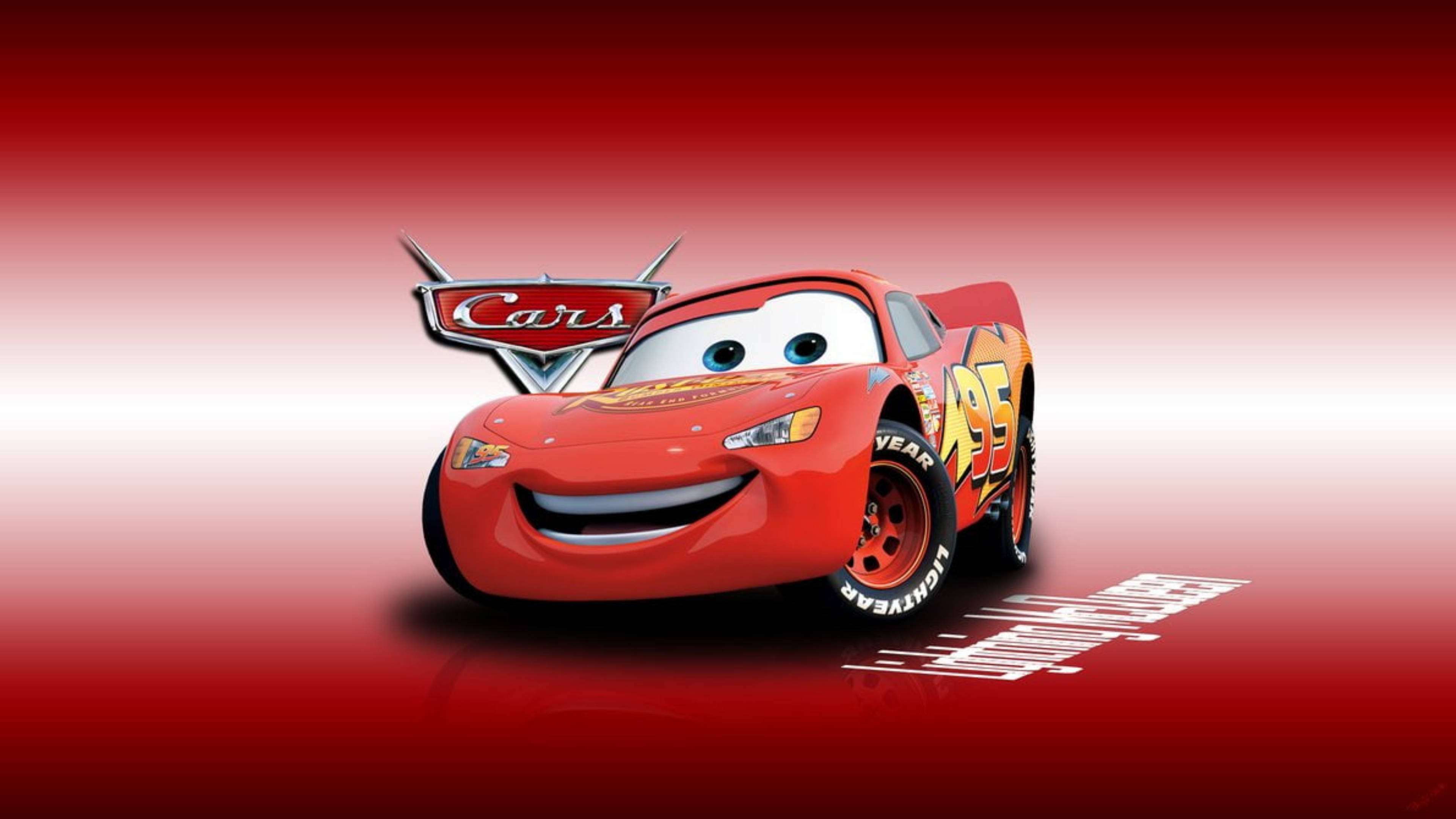 Lightning McQueen, red, number 95, 4K Desktop Wallpaper
