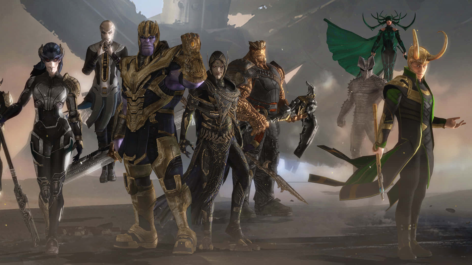 Mcu Characters, armored superheroes, villains, Full HD Desktop Wallpaper