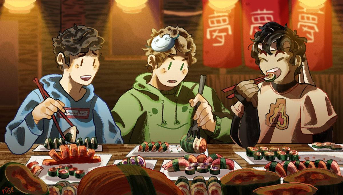 Mcyt, sushi, Japanese restaurant, SD Desktop Wallpaper