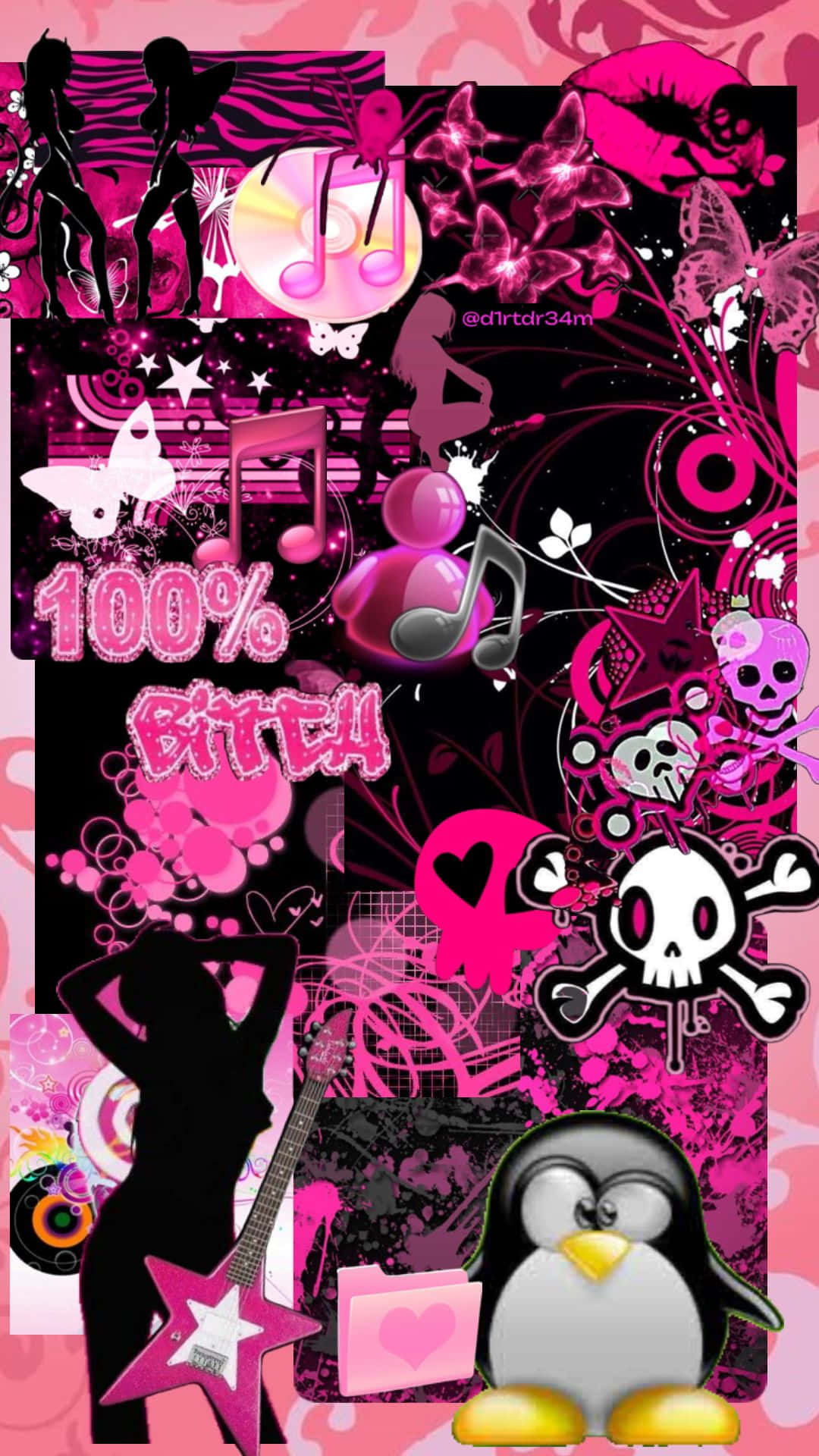 Mcyt, pink, black, Full HD Phone Wallpaper