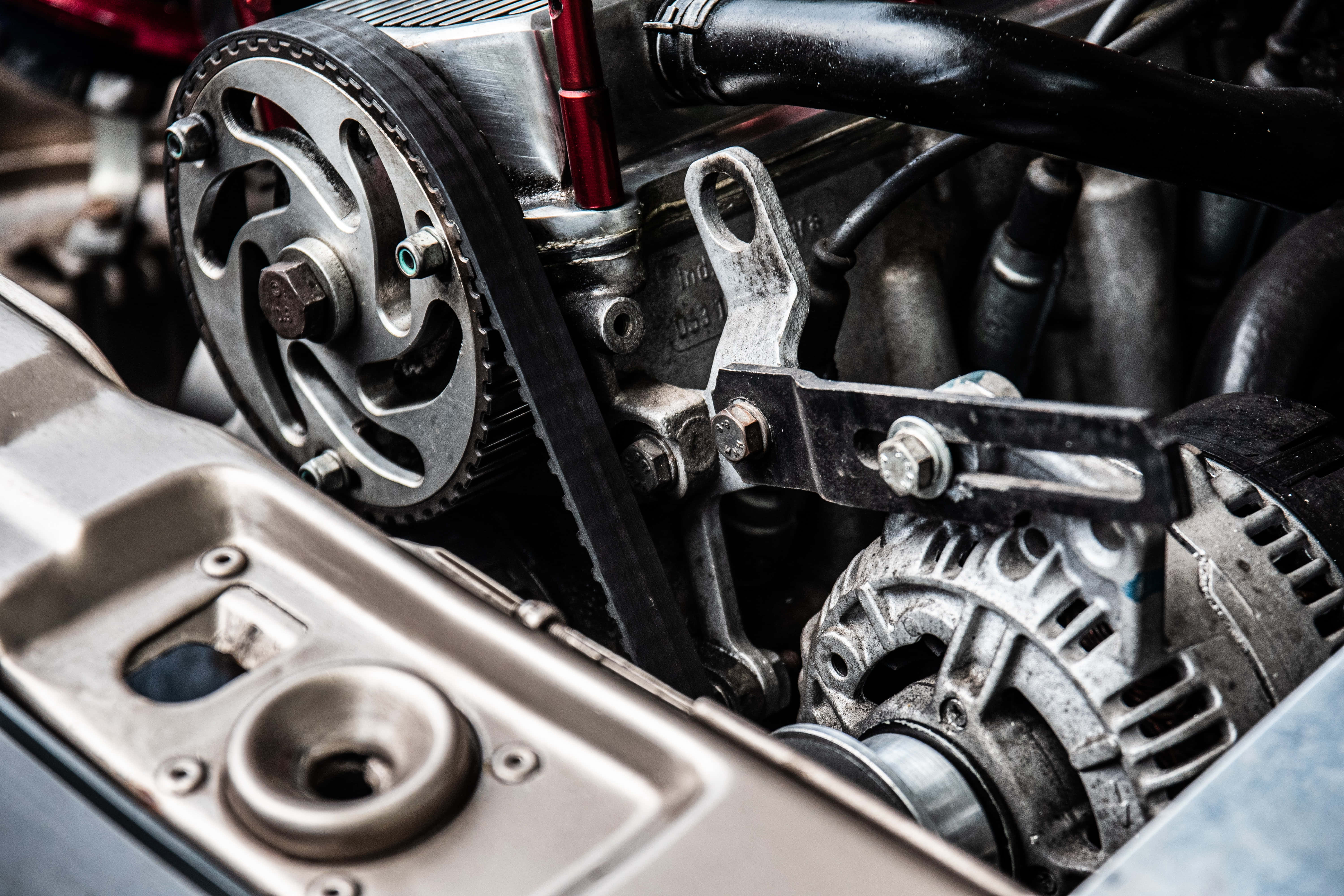 car engine, belt, spark plug, 5K Desktop Wallpaper