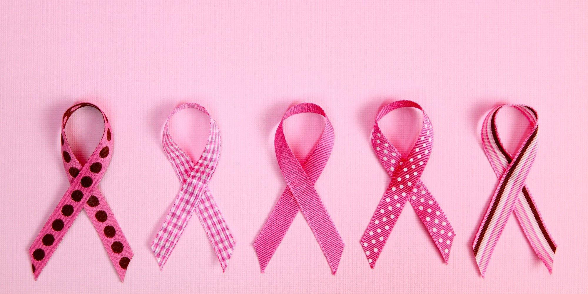 pink ribbons, breast cancer awareness ribbons, soft pink background, Full HD Desktop Wallpaper