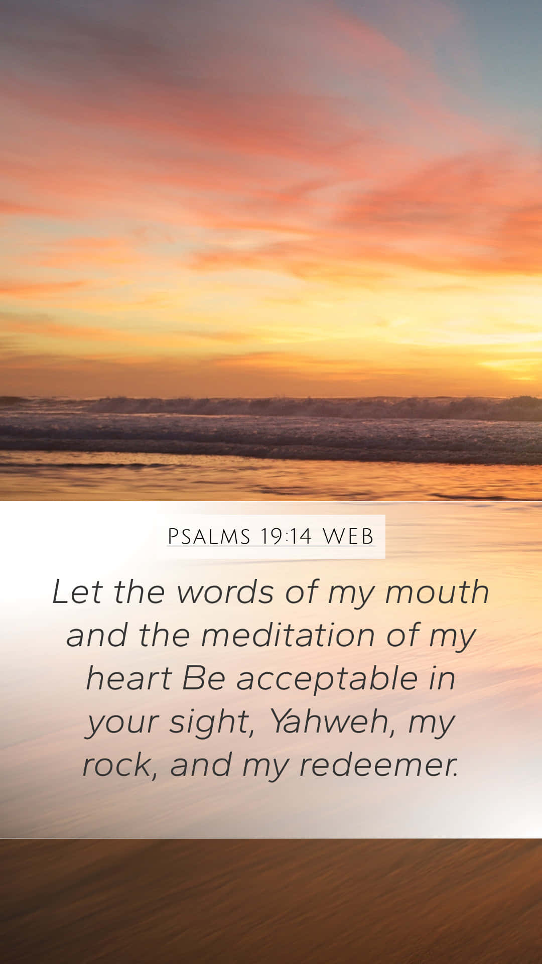 Meditation iPhone, sunset, ocean waves, Full HD Phone Wallpaper