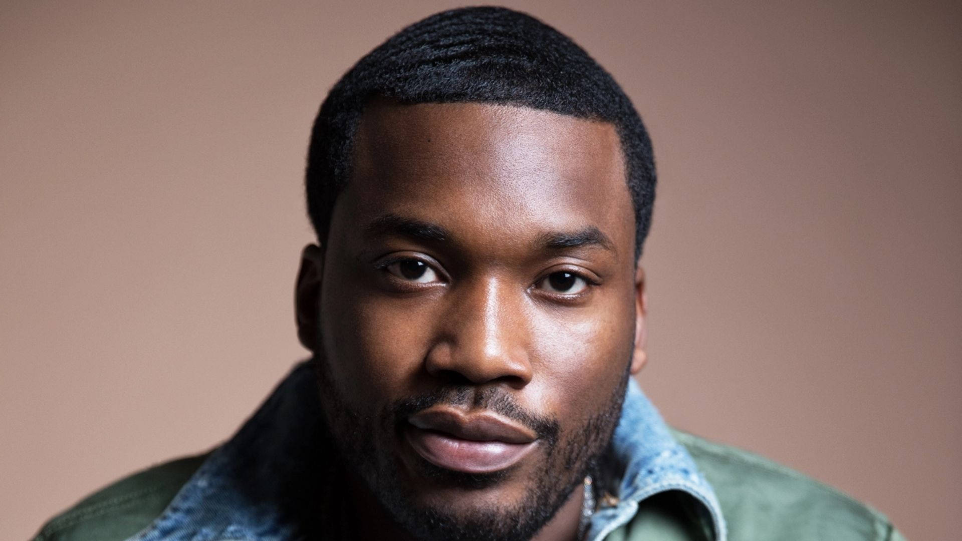 Meek Mill, denim-collared jacket, short hair, Full HD Desktop Wallpaper