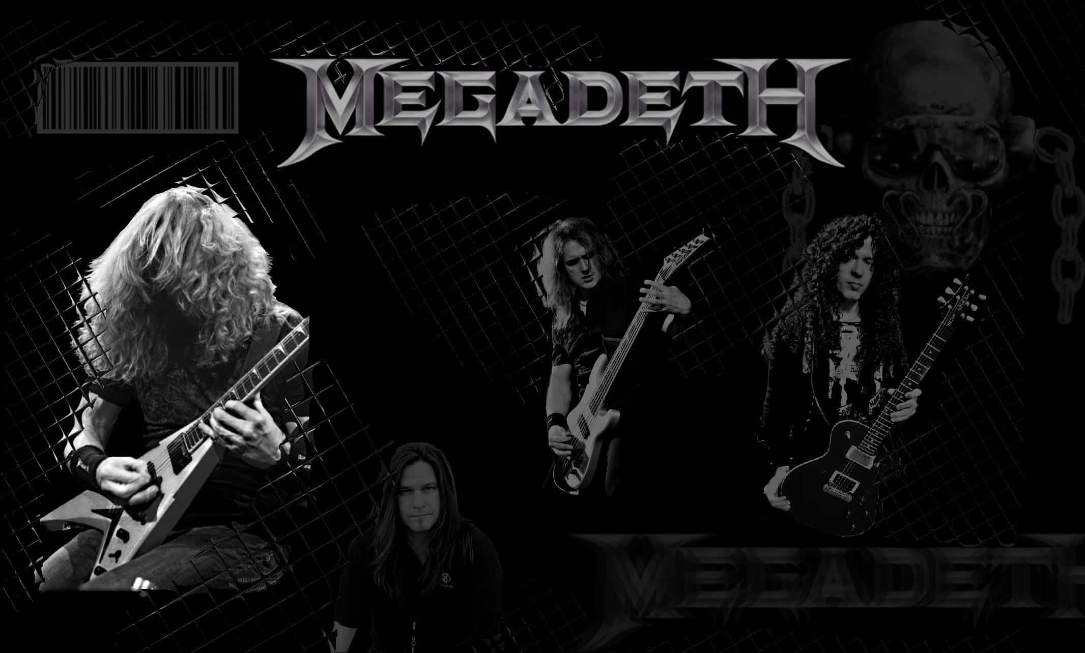Megadeth, band members, guitars, Full HD Desktop Wallpaper