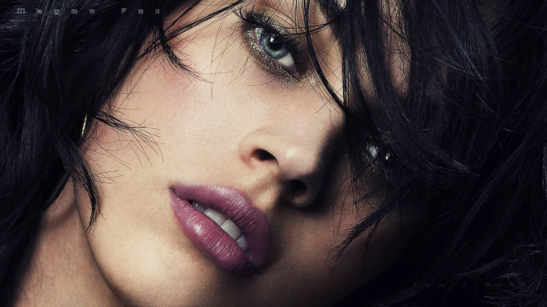 Megan Fox, tangled, close-up, Full HD Desktop Wallpaper