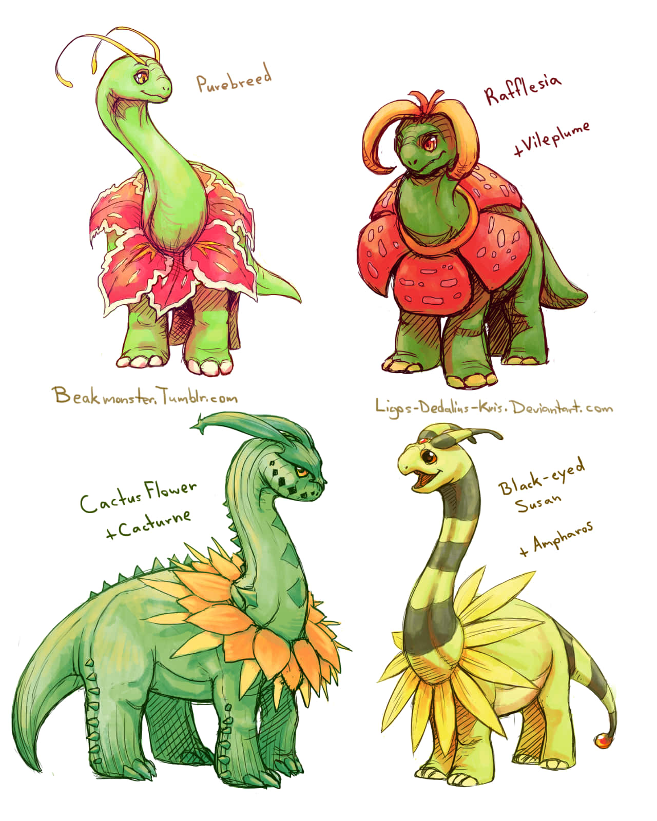 Meganium, hibiscus, sunflowers, HD Phone Wallpaper