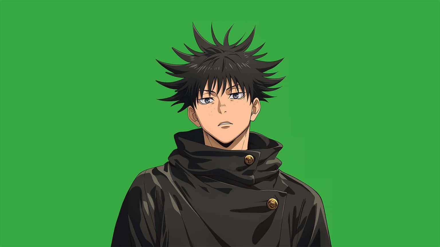 Megumi Fushiguro, anime boy, spiky black hair, HD Desktop Wallpaper
