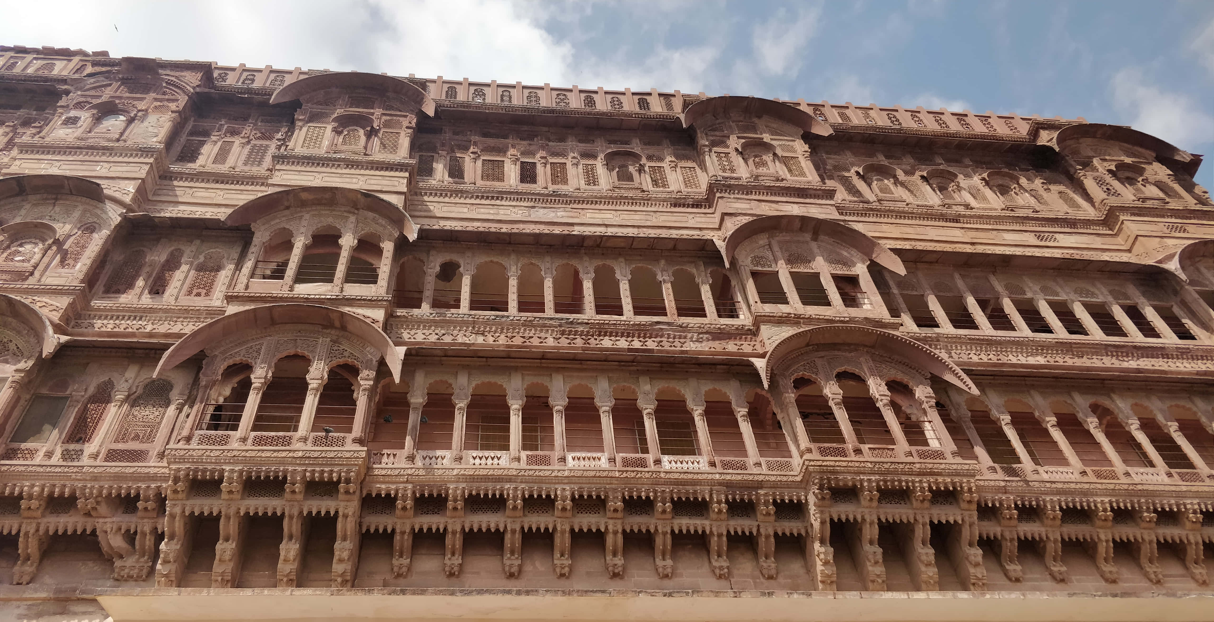 Mehrangarh Fort, sandstone palace, multi-tiered, 4K Desktop Wallpaper