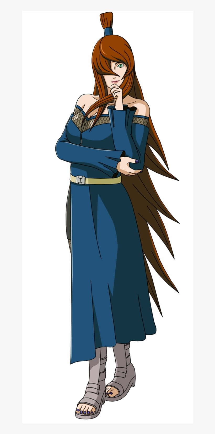 Mei Terumi, long brown hair, green eyes, HD Phone Wallpaper