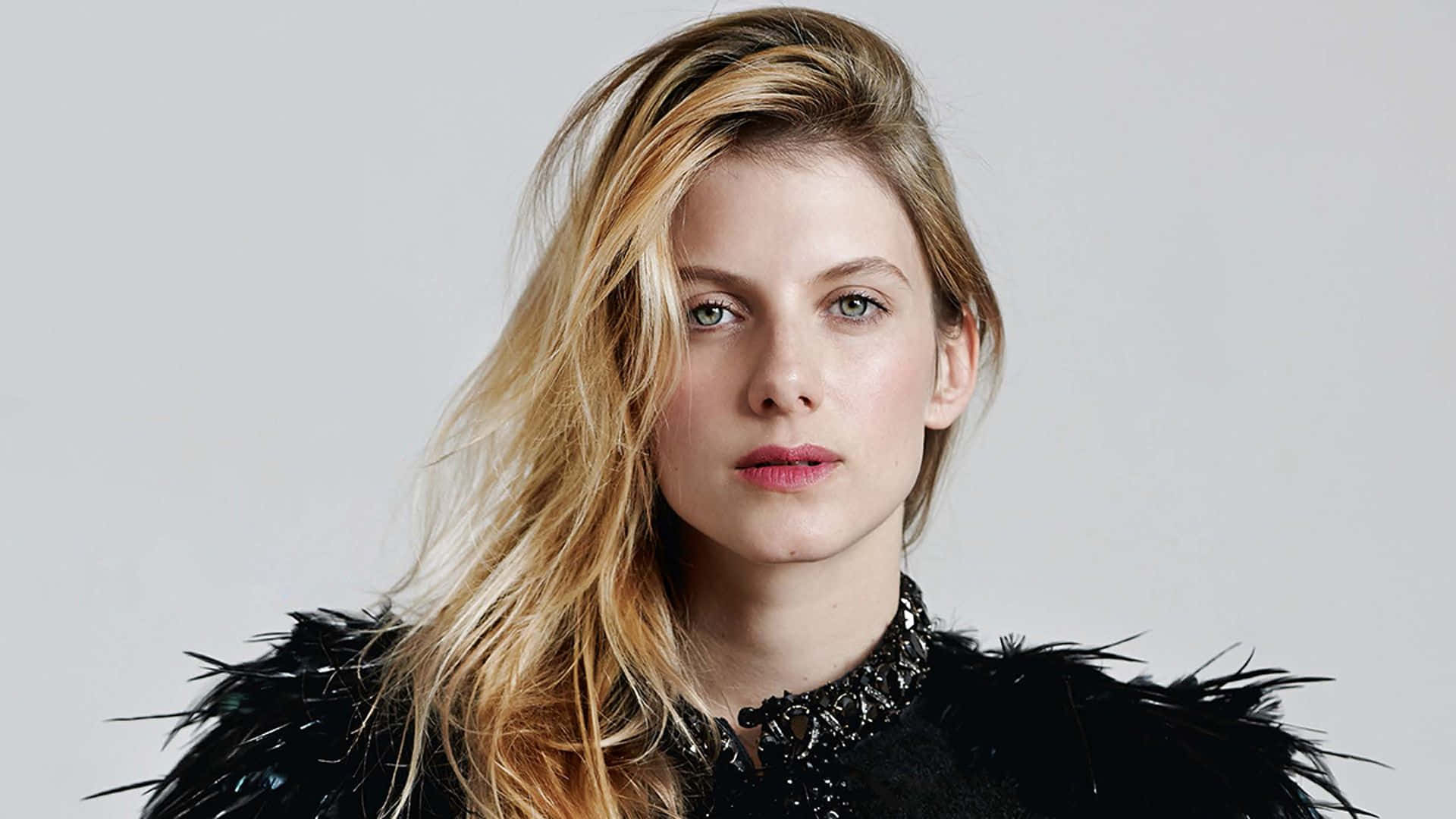 Mélanie Laurent, blonde hair, green eyes, Full HD Desktop Wallpaper