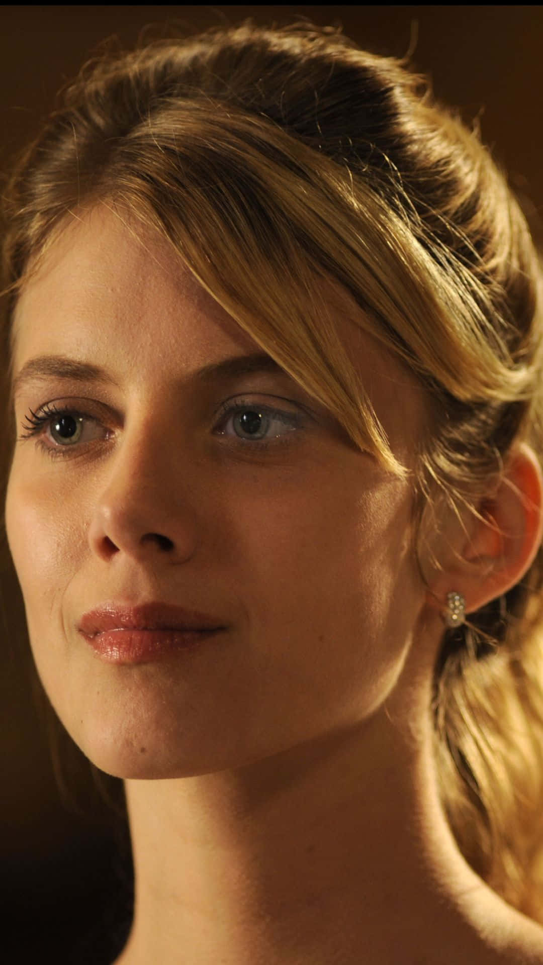 Mélanie Laurent, blonde hair, blue eyes, Full HD Phone Wallpaper