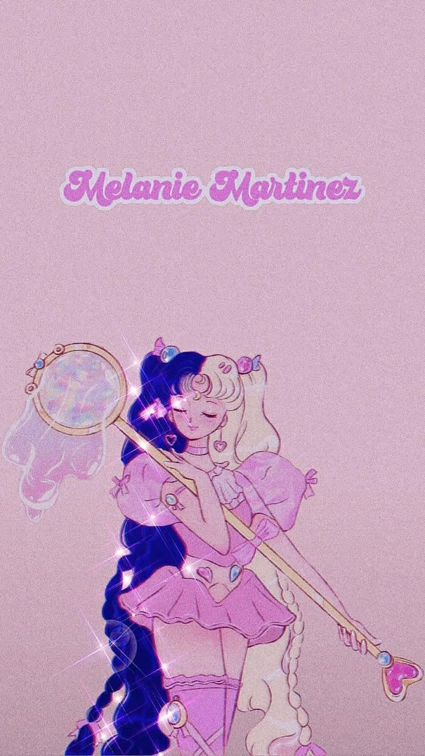 Melanie Martinez Aesthetic, anime girl, long braided hair, HD Phone Wallpaper