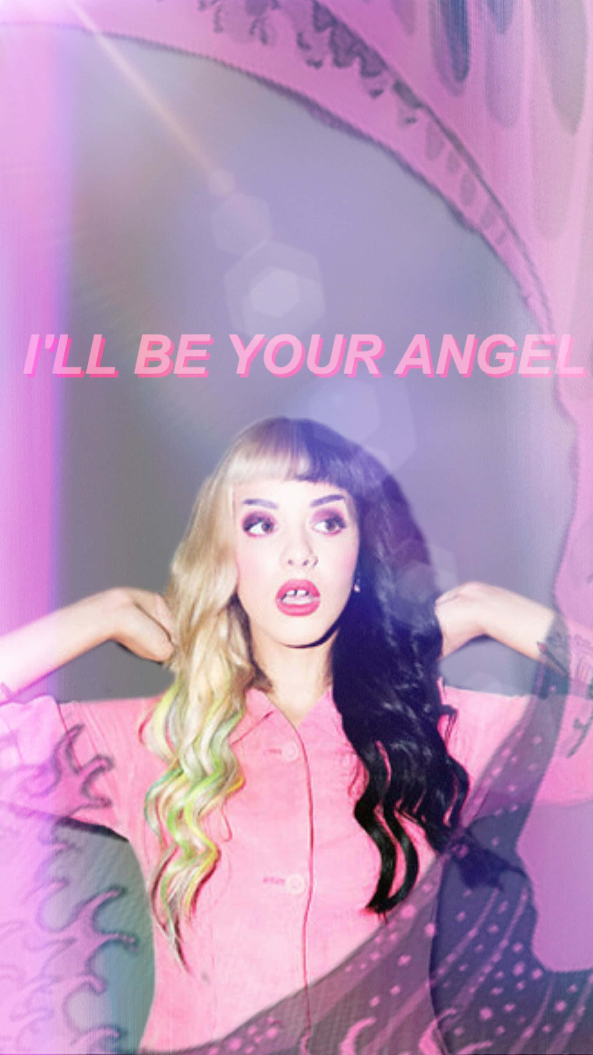 Melanie Martinez, two-toned hair, pink-hued, 2K Phone Wallpaper
