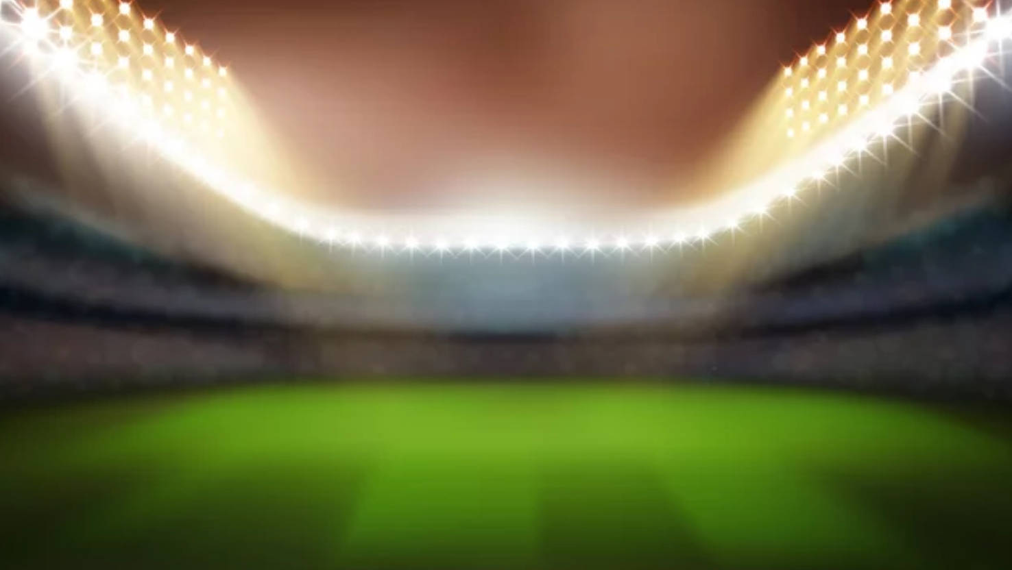 bright lights, cricket ground, vibrant green sports field, HD Desktop Wallpaper