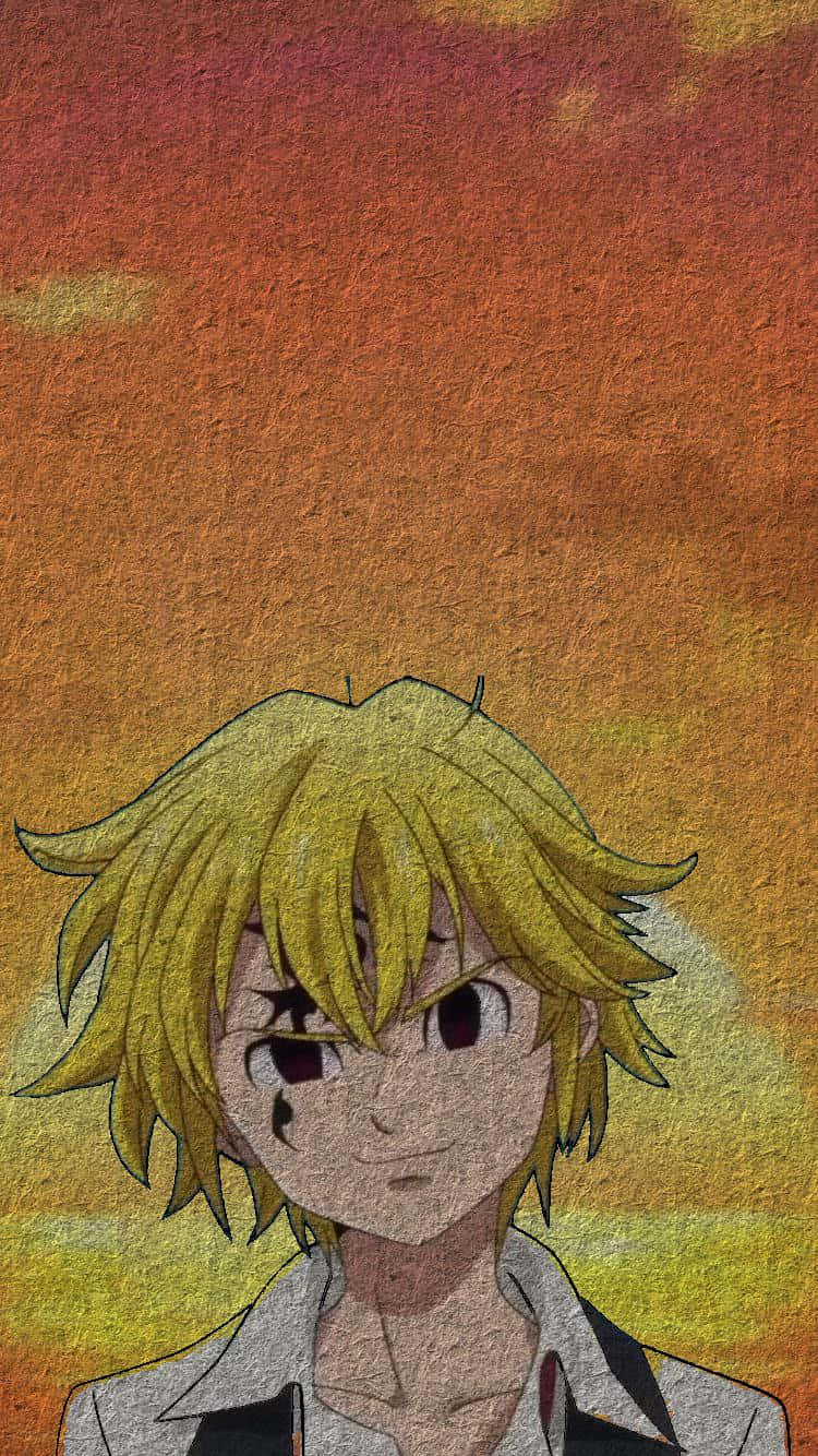 Meliodas, anime, spiky blonde hair, HD Phone Wallpaper