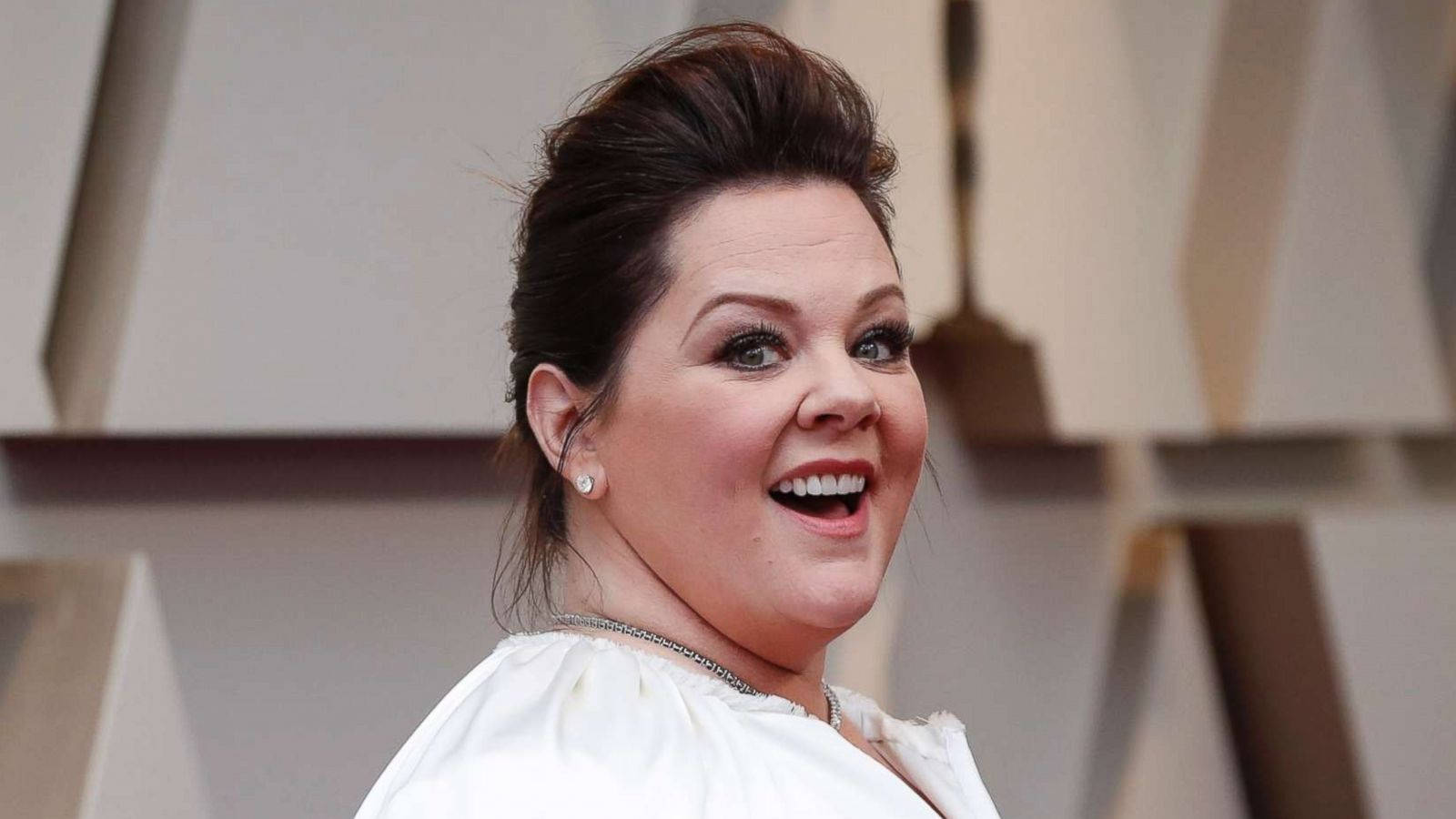 Melissa McCarthy, 91st Annual Academy Awards, white dress, HD Desktop Wallpaper