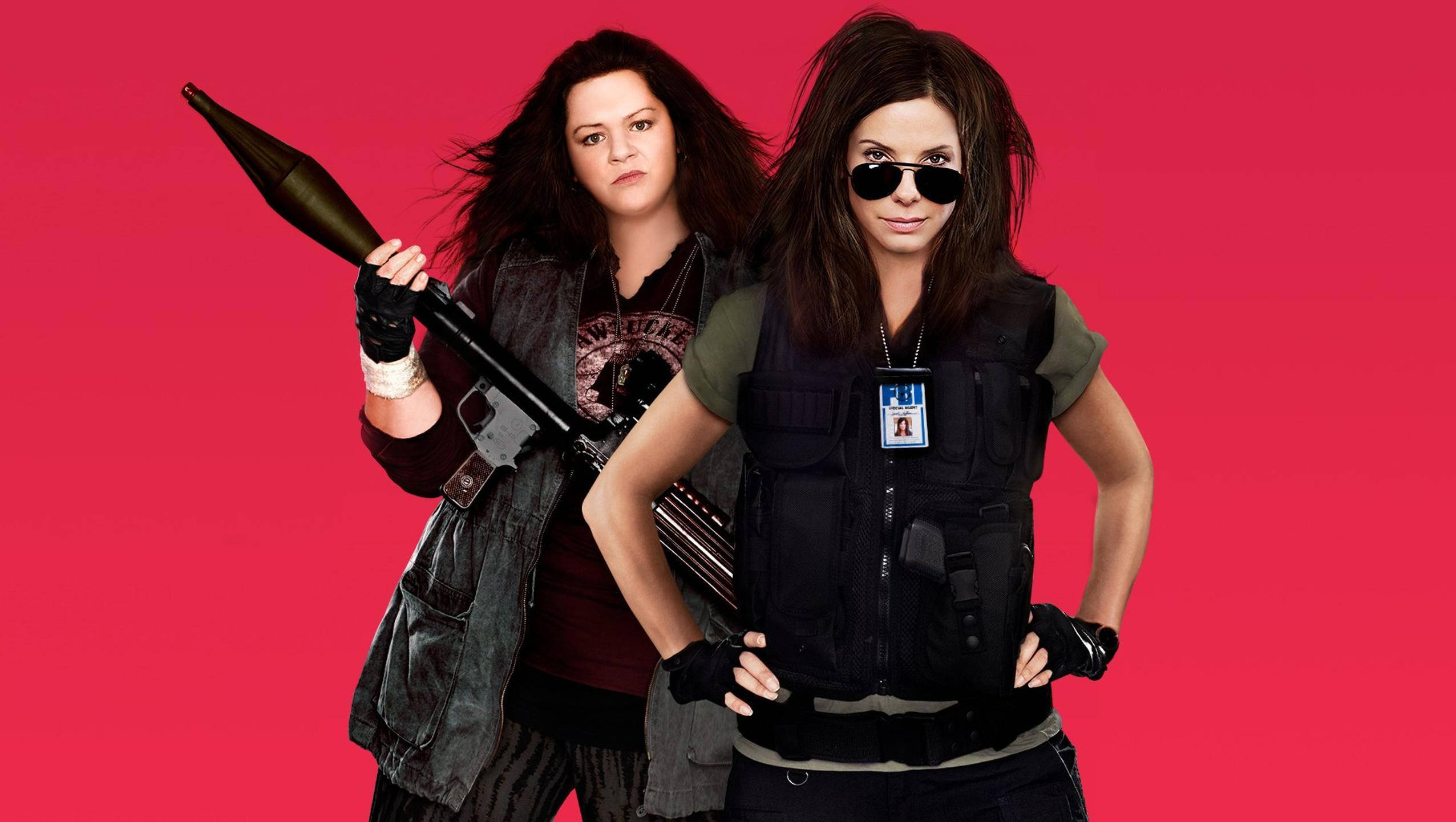 Melissa McCarthy, tactical gear, rocket launcher, Full HD Desktop Wallpaper