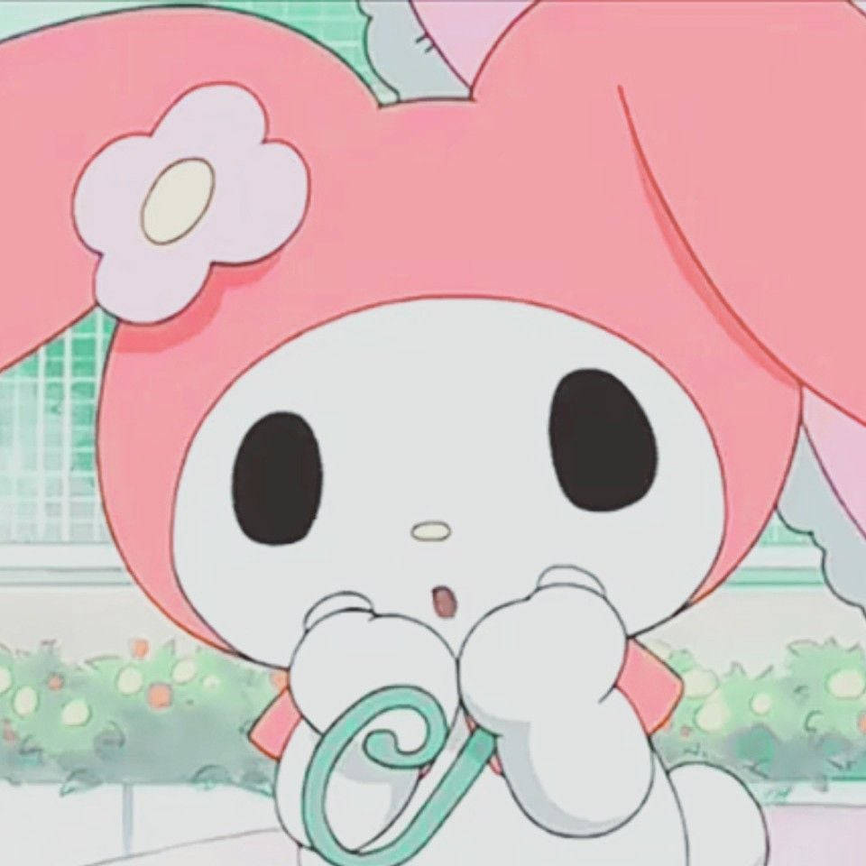 My Melody, pink-eared, anime character, SD Desktop Wallpaper