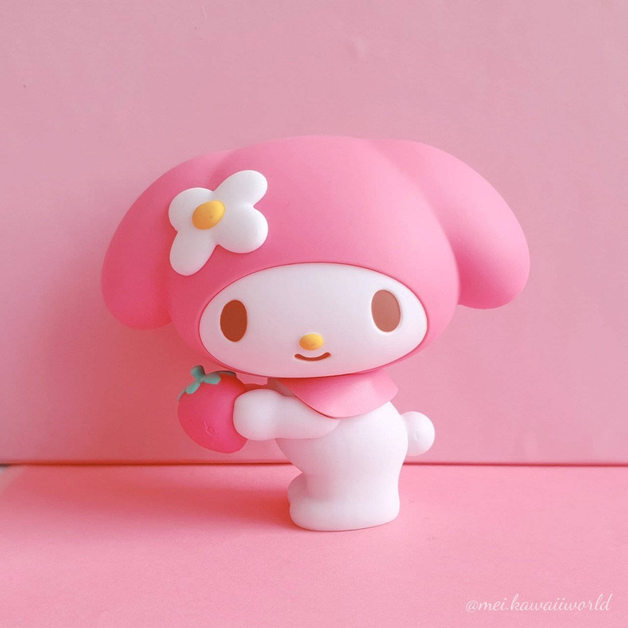 My Melody, pink, figurine, HD Desktop Wallpaper