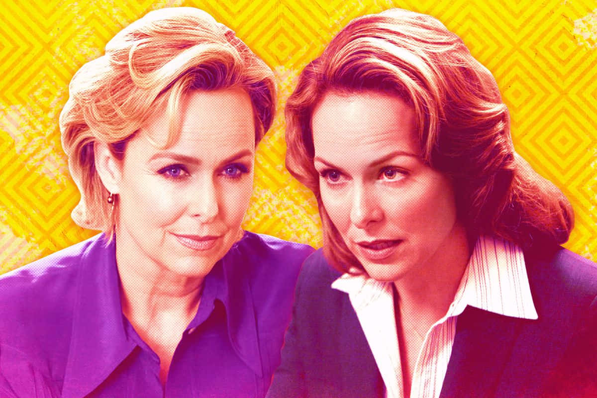 Melora Hardin, dual portraits, pop art, SD Desktop Wallpaper