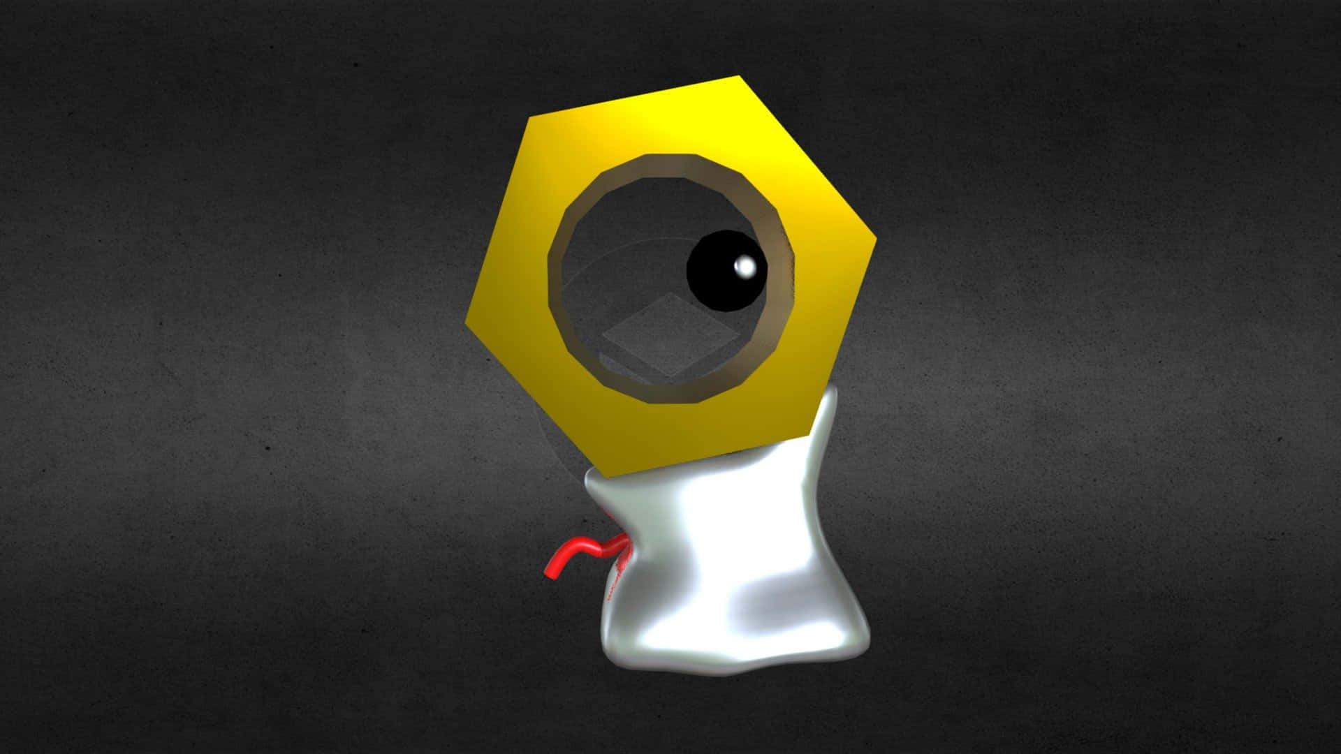 Meltan, steel type, mythical Pokémon, Full HD Desktop Wallpaper