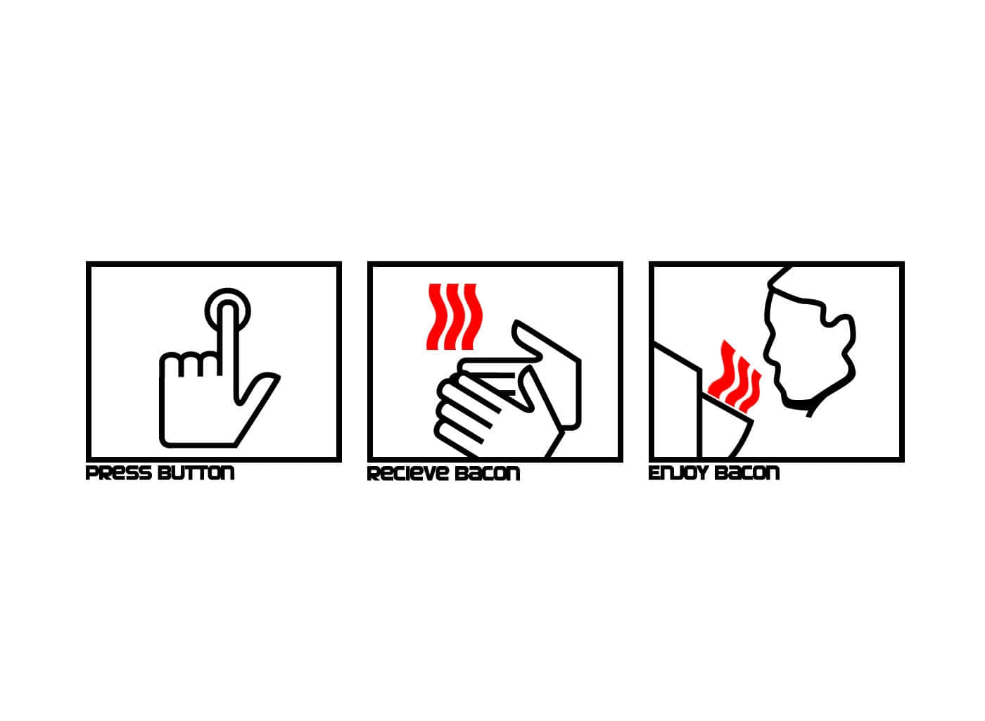 meme desktop, bacon, steam rising, HD Desktop Wallpaper